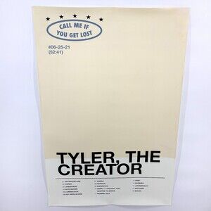Tyler The Creator Call Me If You Get Lost Pitchfork Review Poster 36x24